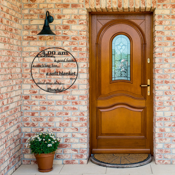 4am.Rocks - Metal wall clock