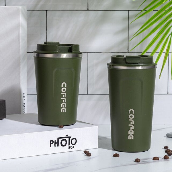 2020 New 380/510ML Portable Stainless steel Travel Coffee Mugs.