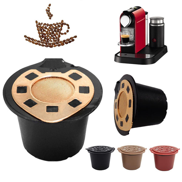 New Reusable Stainless Steel Refillable Coffee Pods for Nespresso Machines.