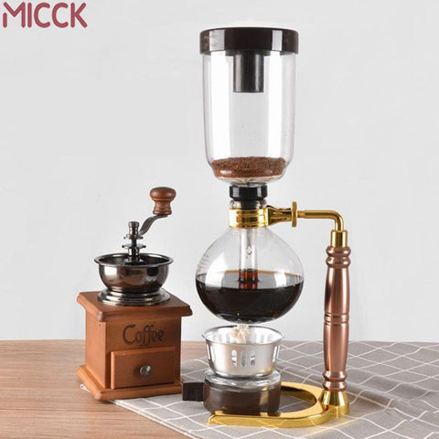 MICCK High Quality 3 Cups Syphon Coffee Pot.